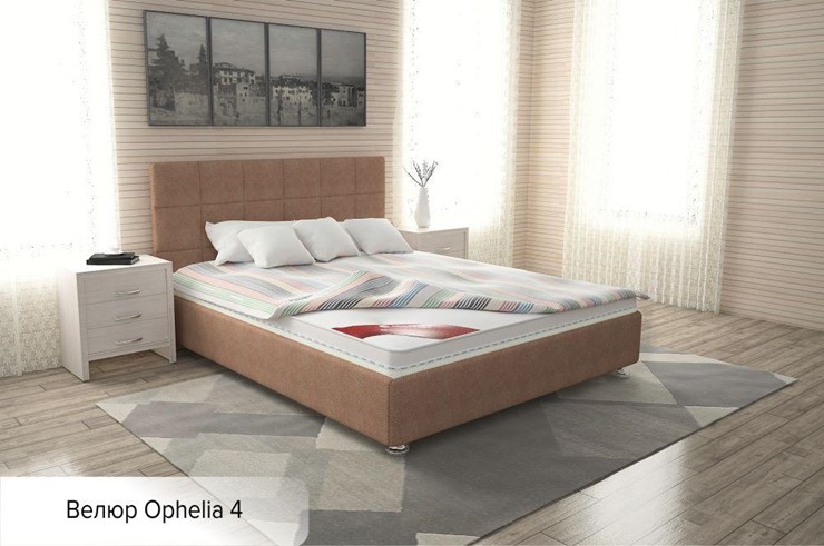 Спальная кровать Капри 180х200 (с основанием) в Элисте - изображение 13
