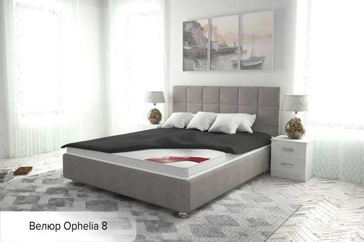 Спальная кровать Капри 180х200 (с основанием) в Элисте - изображение 14