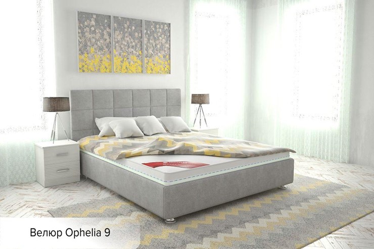 Спальная кровать Капри 180х200 (с основанием) в Элисте - изображение 15