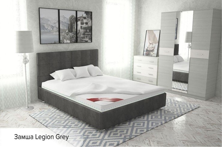 Спальная кровать Капри 180х200 (с основанием) в Элисте - изображение 4