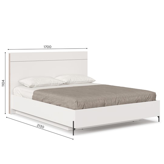 Двуспальная кровать Лайт ЛД 412.120.000 1600 с подъемным механизмом в Элисте - изображение 9