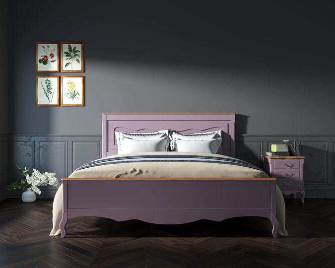 Кровать 2-спальная Leontina (ST9341/18L) Лавандовый в Элисте - изображение 1
