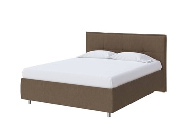 Кровать спальная Lino 160х200, Рогожка (Тетра Ореховый) в Элисте