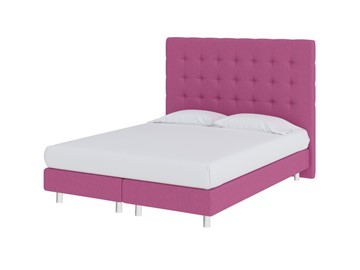 Спальная кровать Madrid Boxspring Elite 180х200, Рогожка (Savana Berry (фиолетовый)) в Элисте