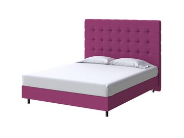 Двуспальная кровать Madrid Boxspring Standart 160х200, Рогожка (Savana Berry (фиолетовый)) в Элисте