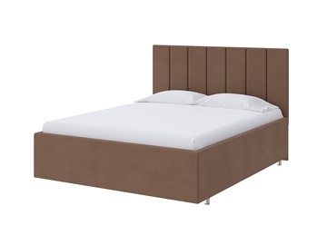 Кровать спальная Modern Large 140х200, Велюр (Forest 514 Светло-коричневый) в Элисте