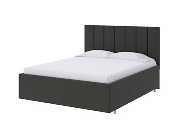 Кровать в спальню Modern Large 160х200, Велюр (Forest 520 Темно-серый) в Элисте