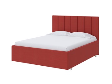 Спальная кровать Modern Large 180х200, Велюр (Forest 13 Красный) в Элисте - предосмотр