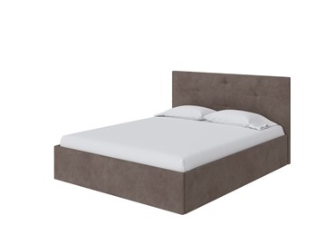 Двуспальная кровать Mono Plus 160х200, Велюр (Monopoly Горячий шоколад (237)) в Элисте - предосмотр