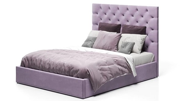 Двуспальная кровать Наполи 1600 с утяжками в Элисте - изображение