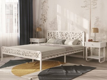 Кровать спальная Орион, 1600, белый в Элисте - предосмотр 1