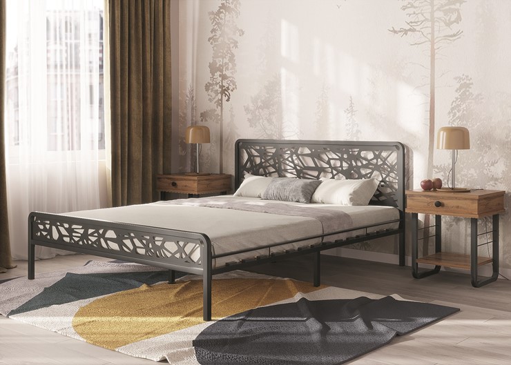 Кровать в спальню Орион, 900, черный в Элисте - изображение 1