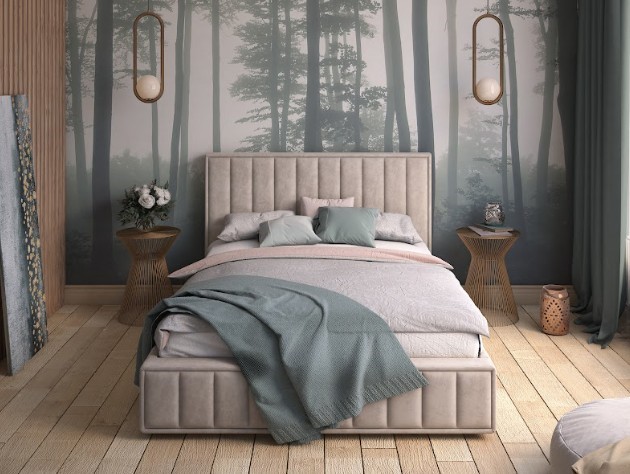 Кровать в спальню Rainier с ортопедической решеткой 160х200 в Элисте - изображение 1
