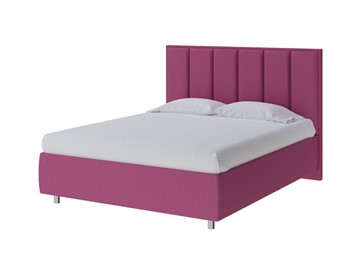 Кровать Routa 160х200, Рогожка (Savana Berry (фиолетовый)) в Элисте - предосмотр