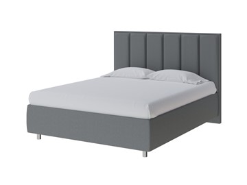 Кровать Routa 160х200, Рогожка (Savana Grey (серый)) в Элисте