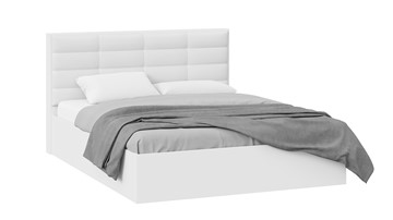 Спальная кровать с подъемным механизмом Агата тип 1 (Белый) в Элисте - предосмотр