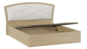 Кровать спальная с подъемным механизмом Сэнди Тип 1 без заглушины (Вяз благородный/Белый) в Элисте - предосмотр 2