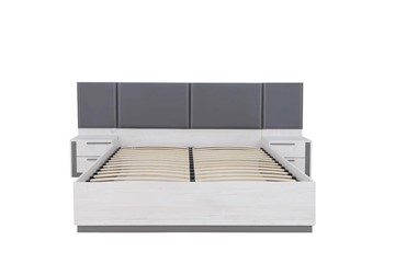 Кровать с подъемным механизмом 2-спальная Винтер-16, винтерберг/темно-серый/спейс графит в Элисте - предосмотр 4