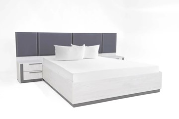 Кровать с подъемным механизмом 2-спальная Винтер-16, винтерберг/темно-серый/спейс графит в Элисте - предосмотр 5