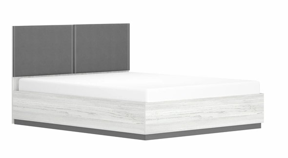 Кровать с подъемным механизмом 2-спальная Винтер-16, винтерберг/темно-серый/спейс графит в Элисте - изображение
