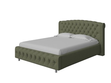 Кровать Salvatore 160x200, Искусственная шерсть (Лама Авокадо) в Элисте