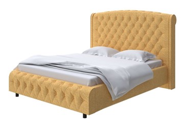 Кровать в спальню Salvatore Grand 200x200, Букле (Beatto Куркума) в Элисте
