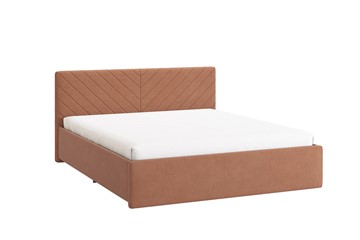 Двуспальная кровать Сандра 2 1.6, персик (велюр) в Элисте - предосмотр
