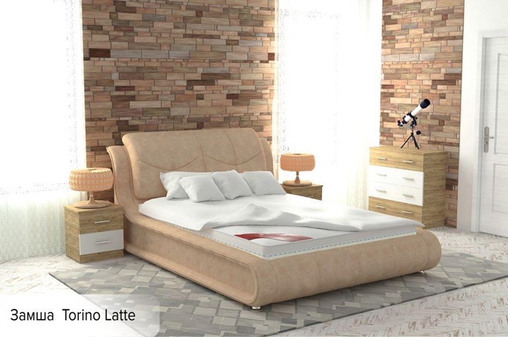 Кровать в спальню Сицилия 160х200 (с основанием) в Элисте - изображение 3
