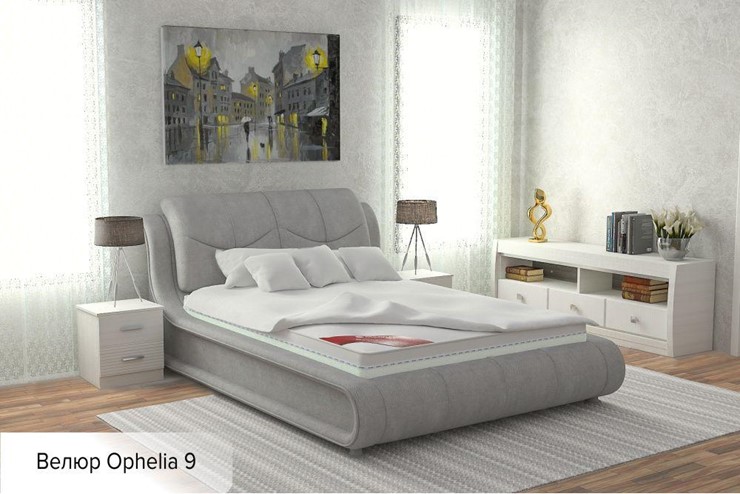 Кровать 2-х спальная Сицилия 180х200 (с основанием) в Элисте - изображение 2