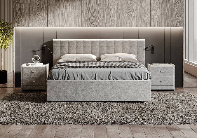 Кровать 2-спальная Siena 200х200 с основанием в Элисте - изображение 3
