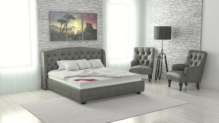 Кровать спальная Сильва 180х200 (с основанием) в Элисте - изображение 2
