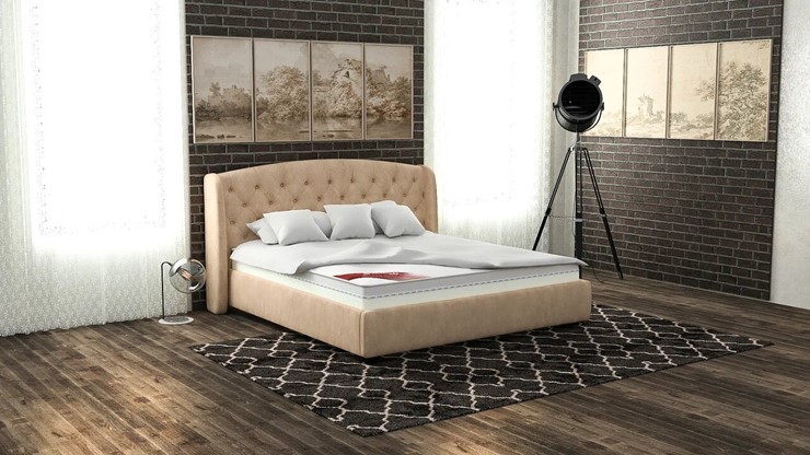 Кровать спальная Сильва 180х200 (с основанием) в Элисте - изображение 10