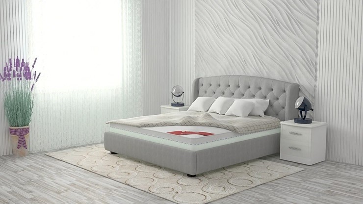 Кровать спальная Сильва 180х200 (с основанием) в Элисте - изображение 6