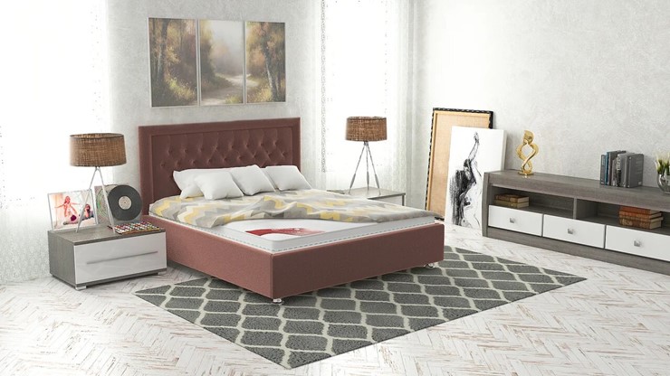 Кровать 2-спальная Аврора 180х200 (с основанием) в Элисте - изображение 7