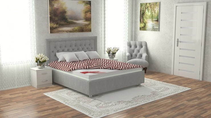 Кровать в спальню Валенсия 160х200 (с основанием) в Элисте - изображение 8