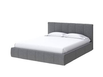 Спальная кровать Varna Grand 140х200, Рогожка (Savana Grey (серый)) в Элисте