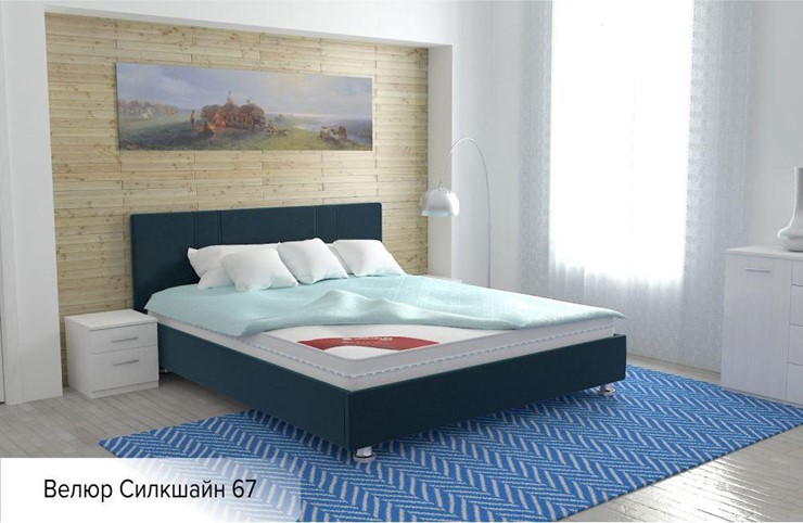Спальная кровать Вена 160х200 (с основанием) в Элисте - изображение 13