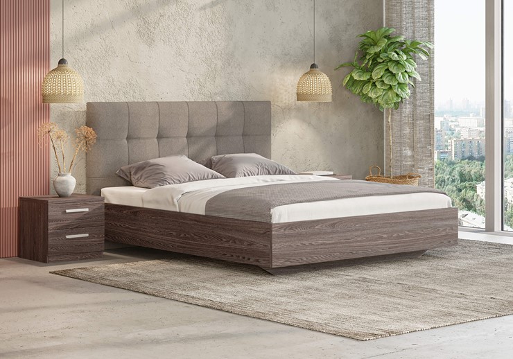 Двуспальная кровать Vena (ясень анкор) 160х200 с основанием в Элисте - изображение 2