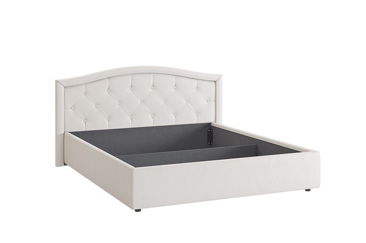 Кровать спальная Верона 1,6 белый (экокожа) в Элисте - изображение 1