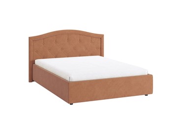 Спальная кровать Верона 2 1.4, персик (велюр) в Элисте