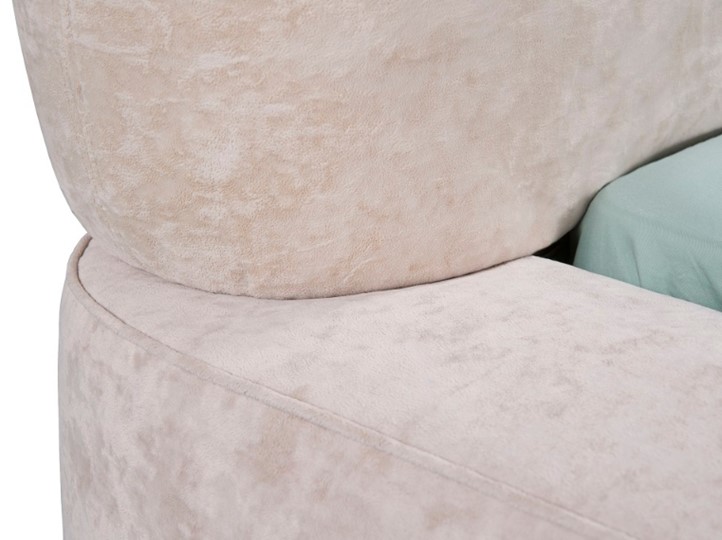 Кровать двуспальная Zephyr 160х200, (Велсофт Винтажный розовый) в Элисте - изображение 3