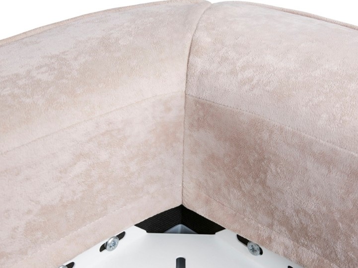 Кровать двуспальная Zephyr 160х200, (Велсофт Винтажный розовый) в Элисте - изображение 6