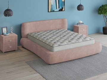 Кровать двуспальная Zephyr 160х200, (Велсофт Винтажный розовый) в Элисте - предосмотр
