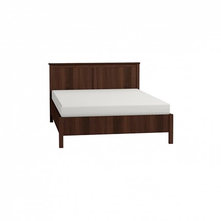 Кровать 2-спальная Sherlock 41 + 1.1 Основание с гибкими ламелями дерево 1800, Орех шоколадный в Элисте - изображение