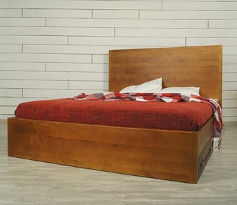 Кровать 2-х спальная Gouache Birch с ящиками (M10516ETG/4) в Элисте - предосмотр 1