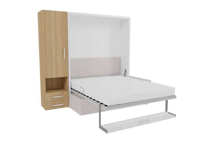 Кровать-трансформер Smart (ШЛ+К 1400), шкаф левый в Элисте - изображение 1