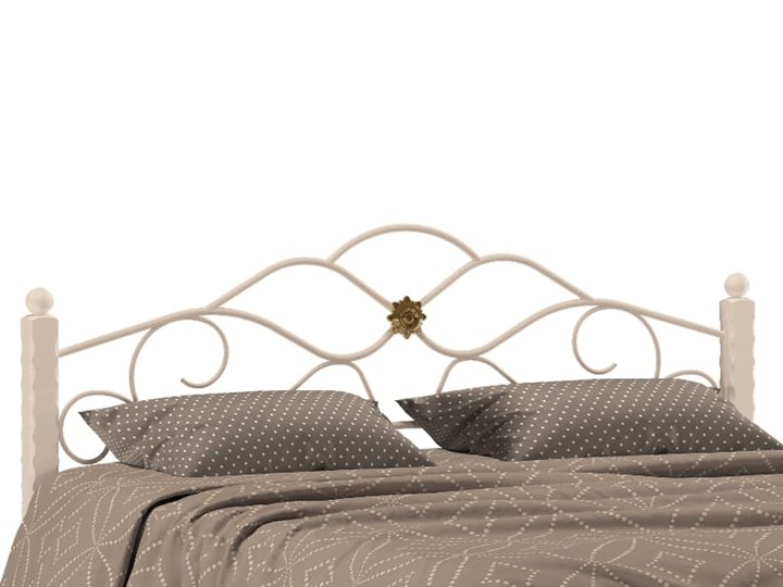 Двуспальная кровать Гарда 3, 160х200, белая в Элисте - изображение 2