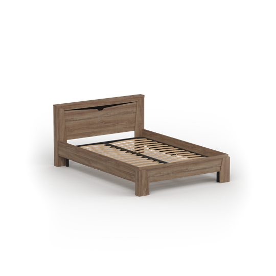 Кровать с основанием Соренто 1400, Дуб стирлинг в Элисте - изображение 1