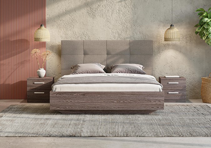 Двуспальная кровать Victoria (ясень анкор) 160х200 с основанием в Элисте - изображение 2