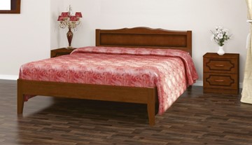Двуспальная кровать Карина-7 (Орех) 160х200 в Элисте